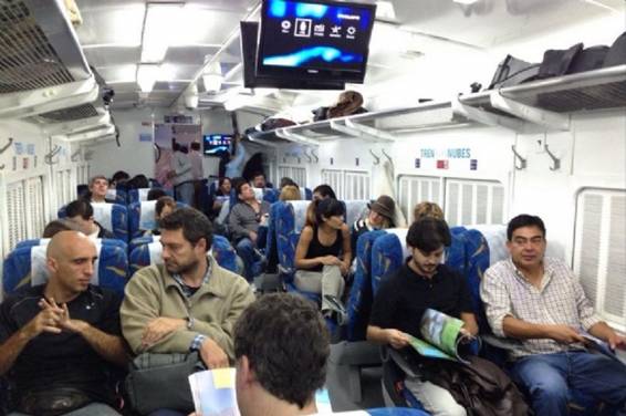 Viaje inaugural de temporada del Tren de las Nubes. (Foto gentileza El Intransigente)