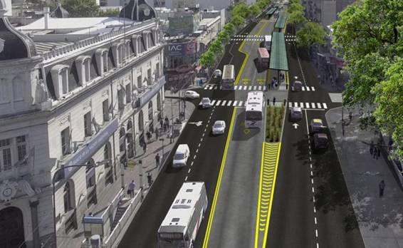 En el tramo comprendido entre Avenida Rivadavia, Avenida Nazca/Avenida San Pedrito y Fray Cayetano Rodríguez.