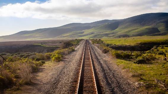 Via de tren