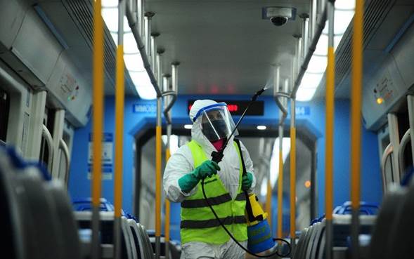 Estación Retiro y trabajadores limpieza trenes (Germán García Adrasti).