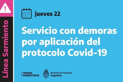 El anuncio de la empresa en las redes sociales