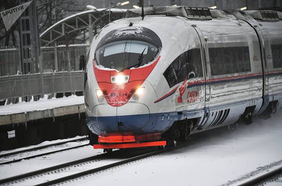 El tren de alta velocidad Sapsan
