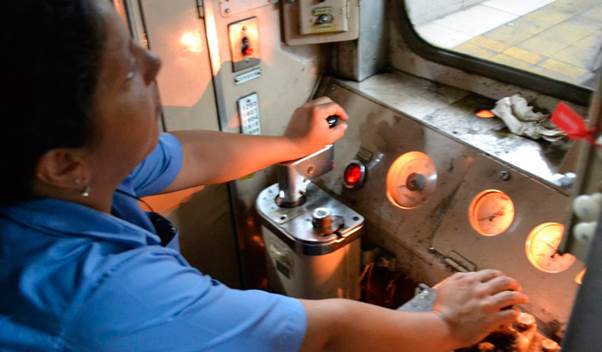 conductora de subte