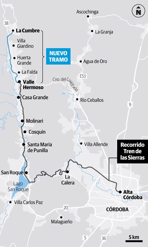 Nuevo tramo del Tren de las Sierras
